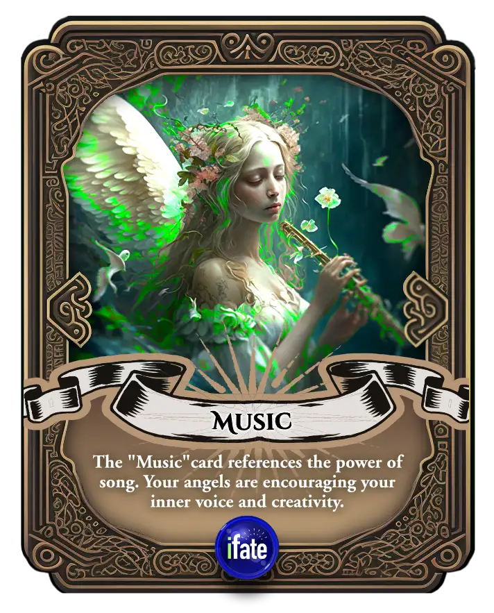 The Meaning of the "Music" Angel Card